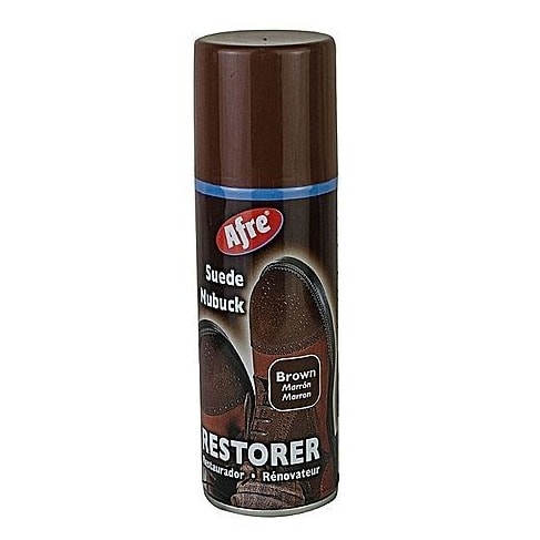 Afre Spray Shoe Polish - Suede Nubuck Spray Polish - 200ml - Brown