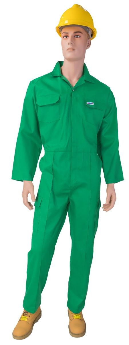 AMERIZA CHIEF COVERALL (100% TWILL COTTON/195 GSM) GREEN