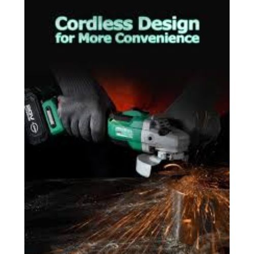 Rechargeable Angle Grinder With 4ah Battery & Charger