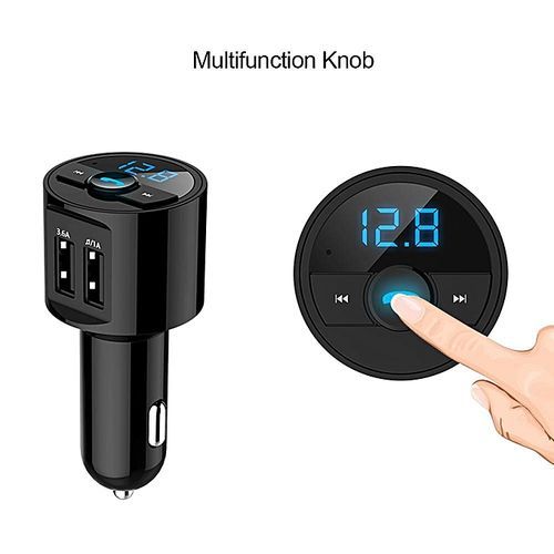 Dual USB Charger Car Kit Handsfree Wireless Bluetooth FM Transmitter MP3 Player By HT