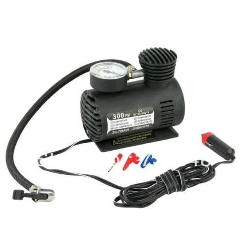 12v Mini Portable Air Compressor With Cigarette Adapter Plug