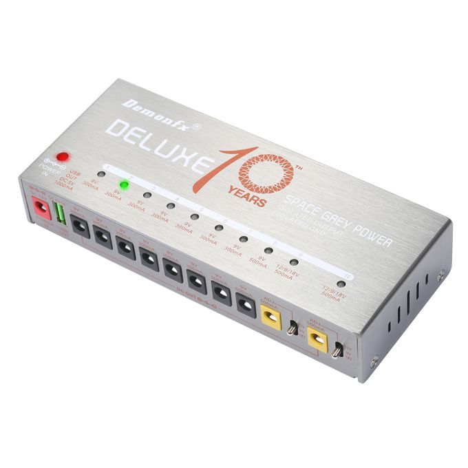 Demonfx Guitar Supply 10 Isolated Output For 9V/12V/18V