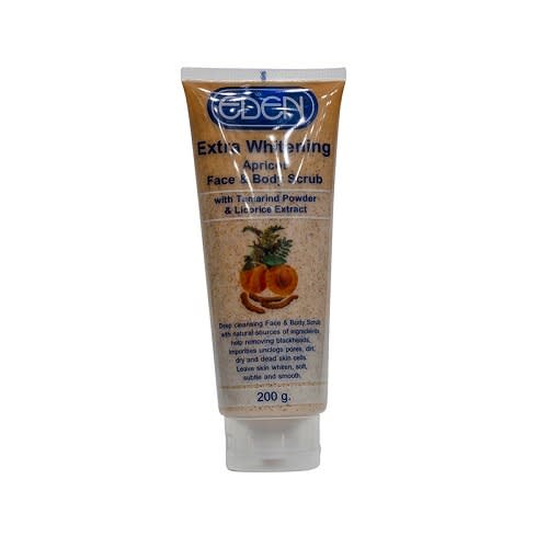 Extra Whitening Apricot Face & Body Scrub - Tube - 200g