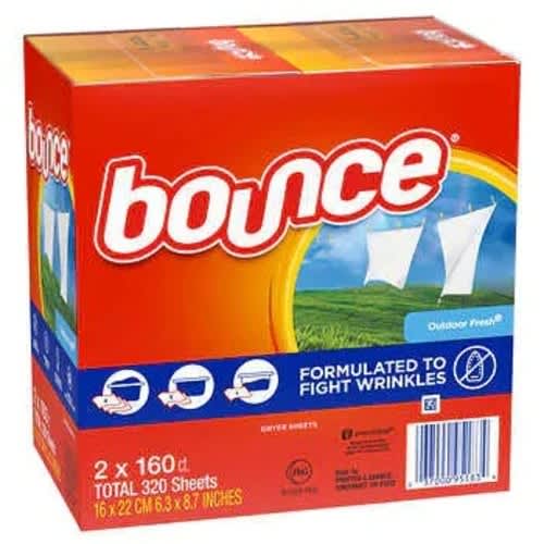 Bounce Fabric Softener Drying Sheets - 320 Sheets