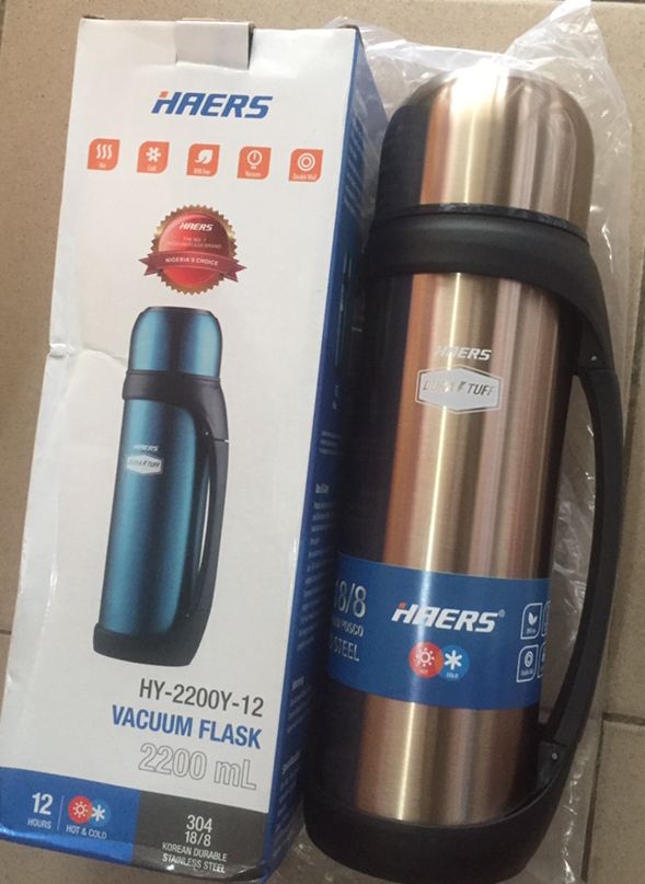 Large Vacum Water Flask - 2200ml (2.2L)