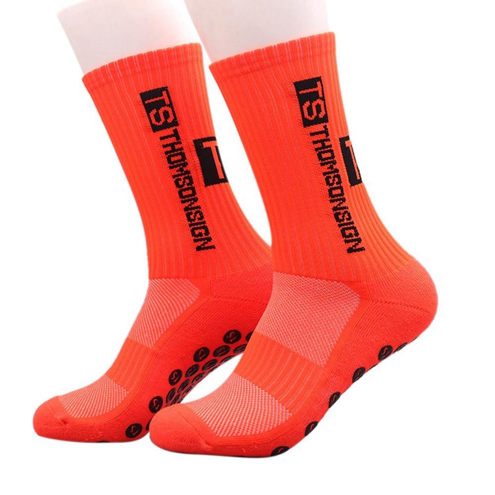 THOMSONSIGN Antiskid Football Socks Men's Friction Pad Middle Tube Running Ice and Snow Walking Knee Length Stockings 6