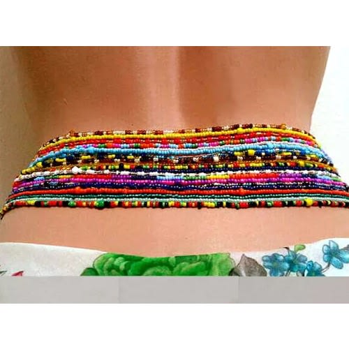 15Pcs Bohemian Stretchy Multipurpose Waist Beads - Multicolor