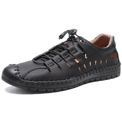 Big Size Mens Outdoor Hiking Shoes-Black