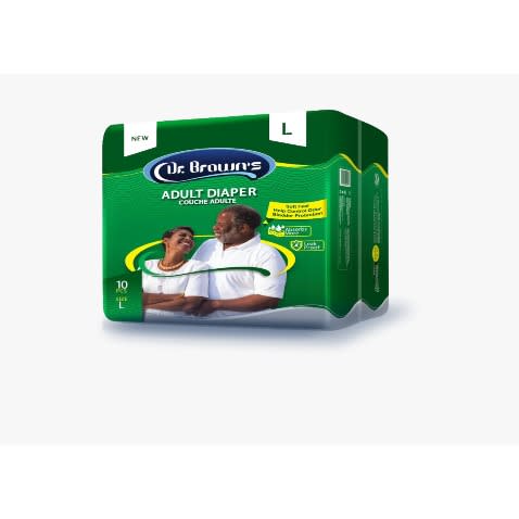 Dr Browns Adult Diaper - Large - 10pcs