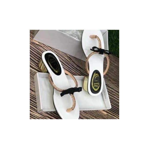 Glit Ladies Slippers - White