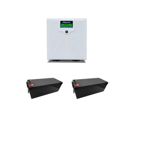 2kva 24v Pure Sine Wave Inverter With 2 Of 200amps Batteries