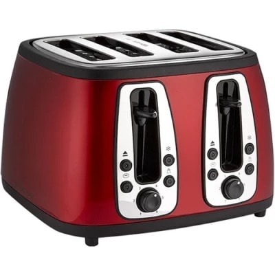4 Slice Toaster - Red