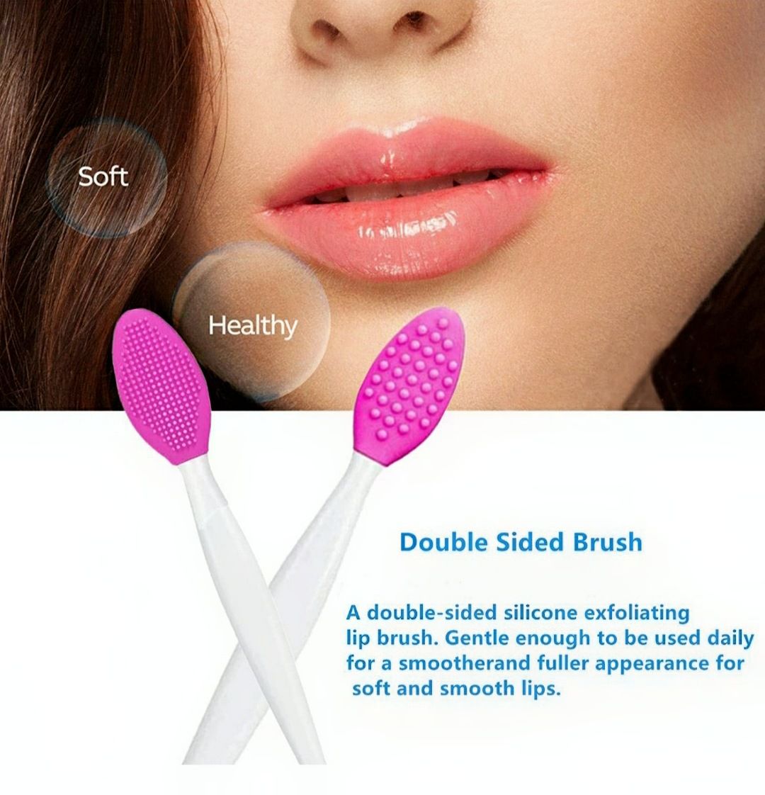 Lip Brush Exfoliating Silicone Lip Brusn