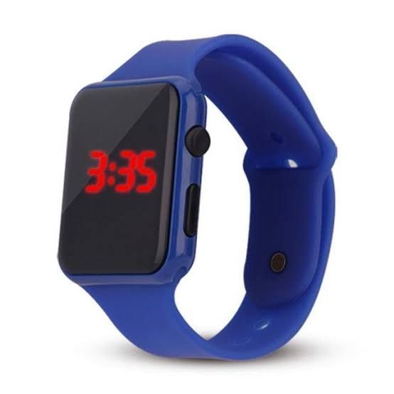Digital Led Silicone Wristwatch For Teens And Kids