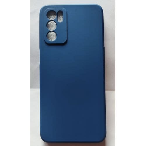 Silicone Back Case For Oppo A16 - Blue