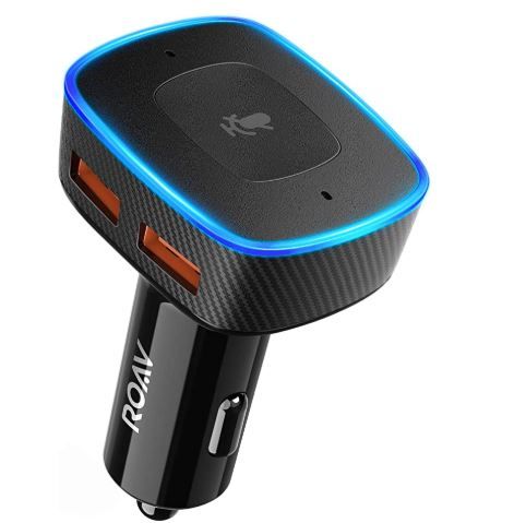 Roav Viva, By Anker, Alexa-Enabled 2-Port USB Car Charger