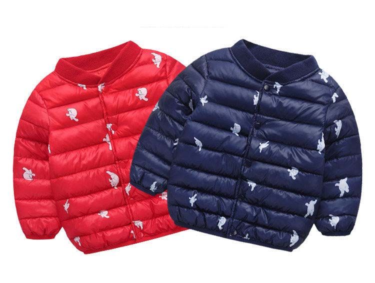 Winter Lightweight Baby Clothing Coat Children Thick Warm Cotton Coat