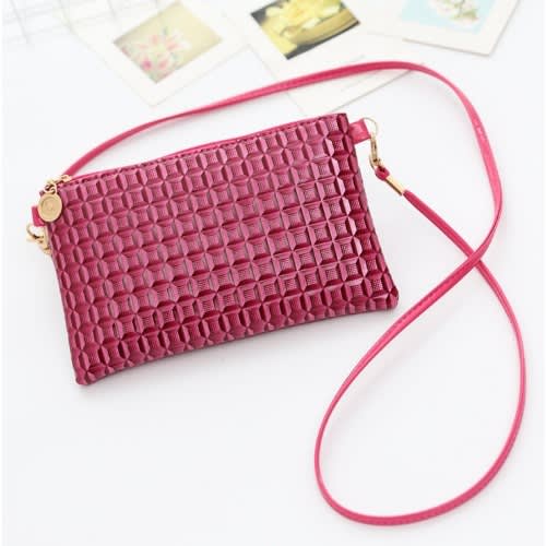 Women's Small Square Cross Bag (redrose) - 10108