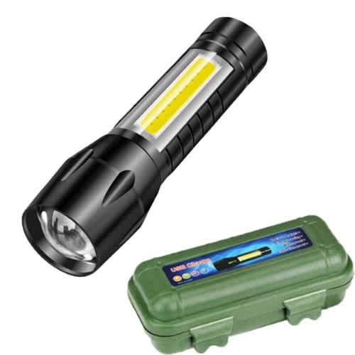 Usb Charge Xpecob Led Light Torch