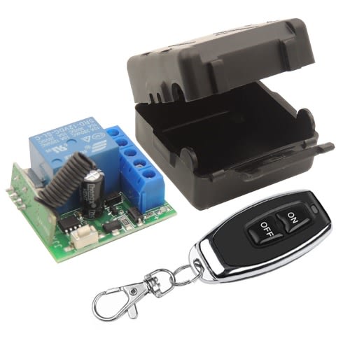 Dc12v 10a Relay 1 Ch Wireless Rf Remote Control Switch Transmitter With Receiver Module