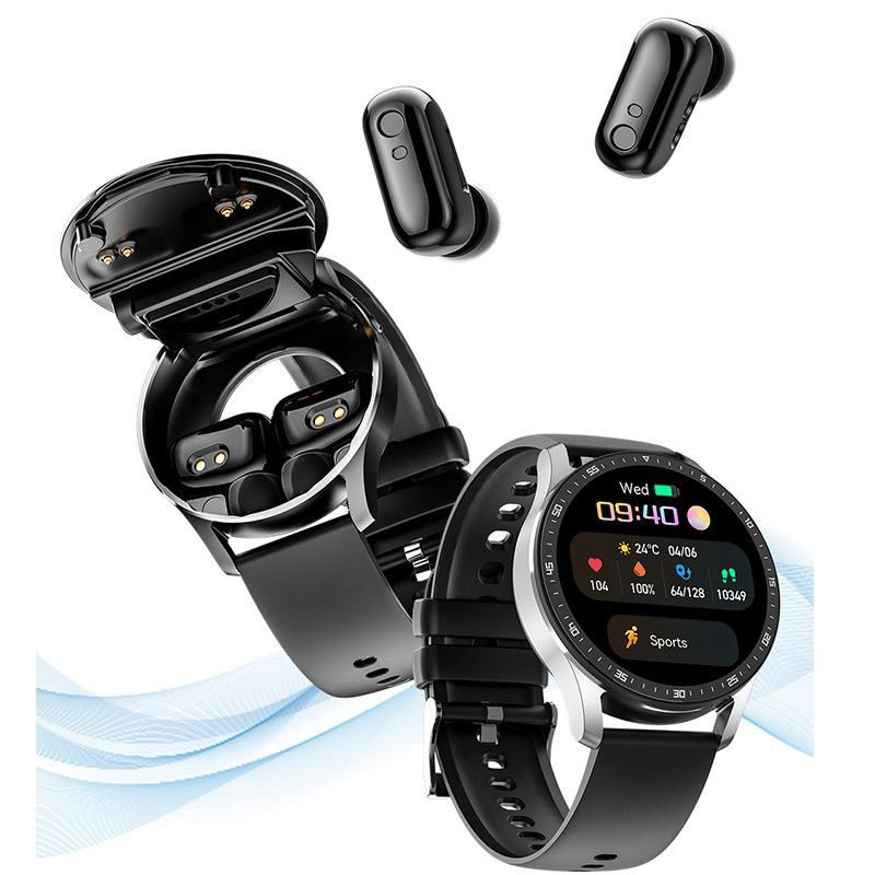 New X7 smartwatch with TWS earbuds  Bluetooth calling  sports bracelet heart rate monitoring  waterproof
