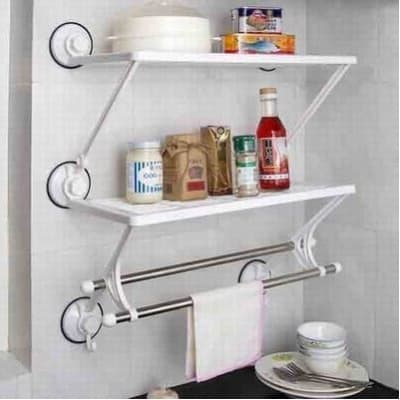 Bathroom & Kitchen Rack with Towel Bar