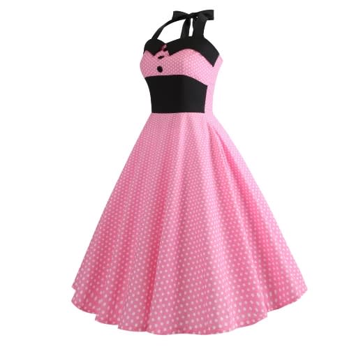 Women's Midi Dress - Pink