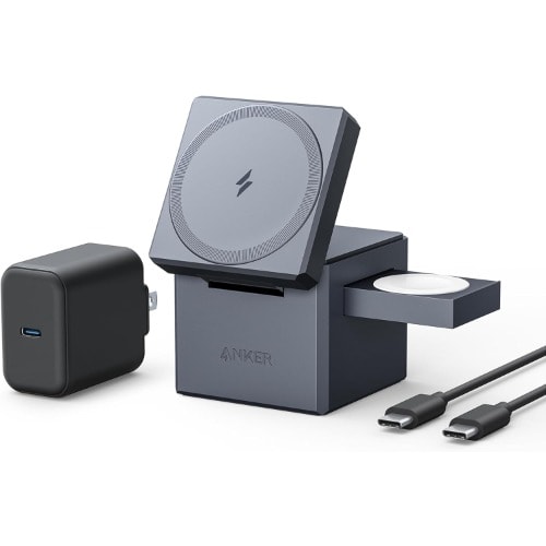 3-in-1 Cube With Magsafe & Max Fast Charging Stand - 15W