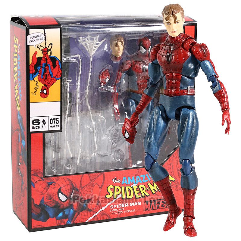 MAFEX No.075 Spiderman Comic Ver. PVC Action Figure