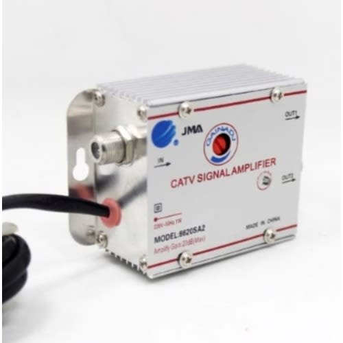 Catv Cable Tv 2 Way Signal Amplifier Ac - 220v