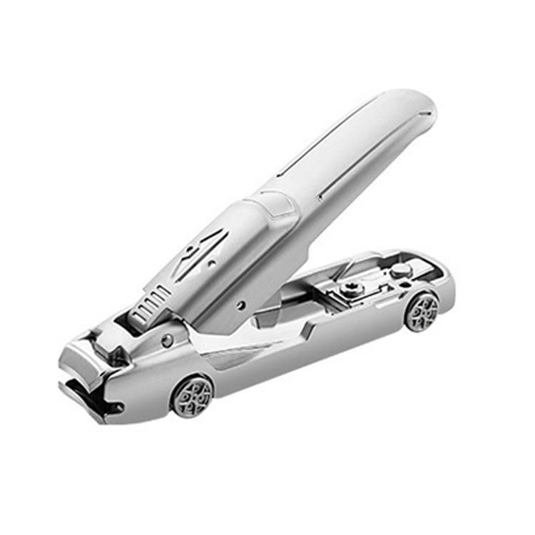 Silver Color Car Shape Nail Care Tools Stainless Steel Anti-Splash Large Opening Multifunctional Mobile Phone Holder Nail Care Tools For Decoration Too