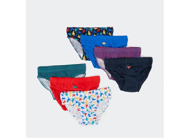 Boys 7 Piece Cotton Underwear