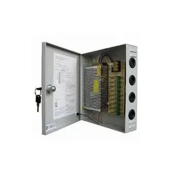 Channel Cctv Power Supply Dc 12v With Splitter Fuse Box - 9way