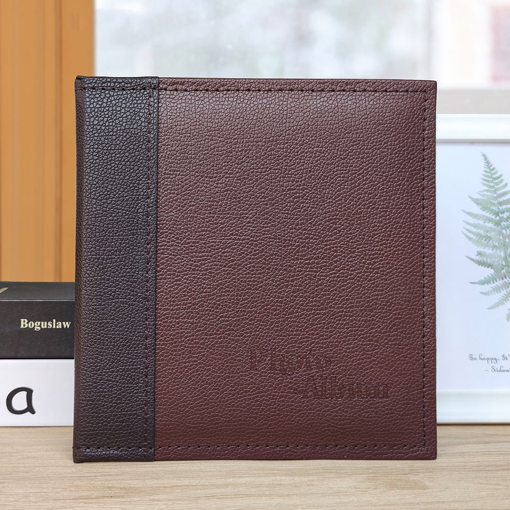 5R 7 Inch 80 Sheets Leather Photo Album