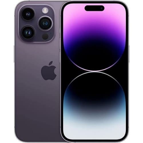 Iphone 14 Pro - 6.1" - 128GB ROM - 6GB RAM - 1 Sim + Esim - 5g - 3200mAh - Purple - Renewed