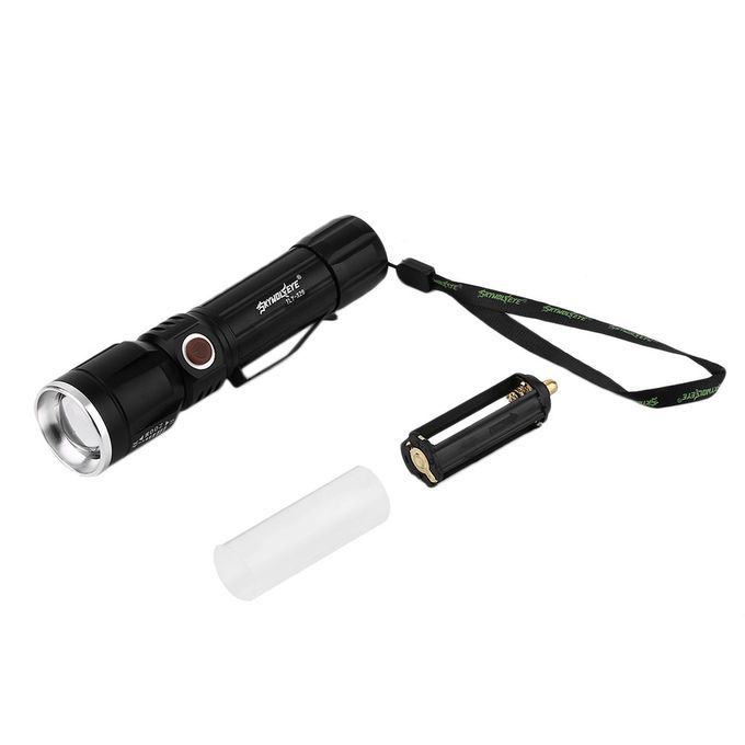 Skywolfeye Alloy   Re Hargeable Flashlight Teles Opi  Fo Us Tor H X26-Black