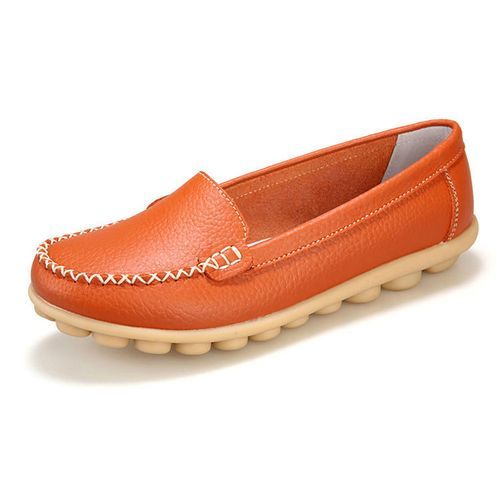 Ladies FashionCasual Flat Shoes Office Shoes-Orange