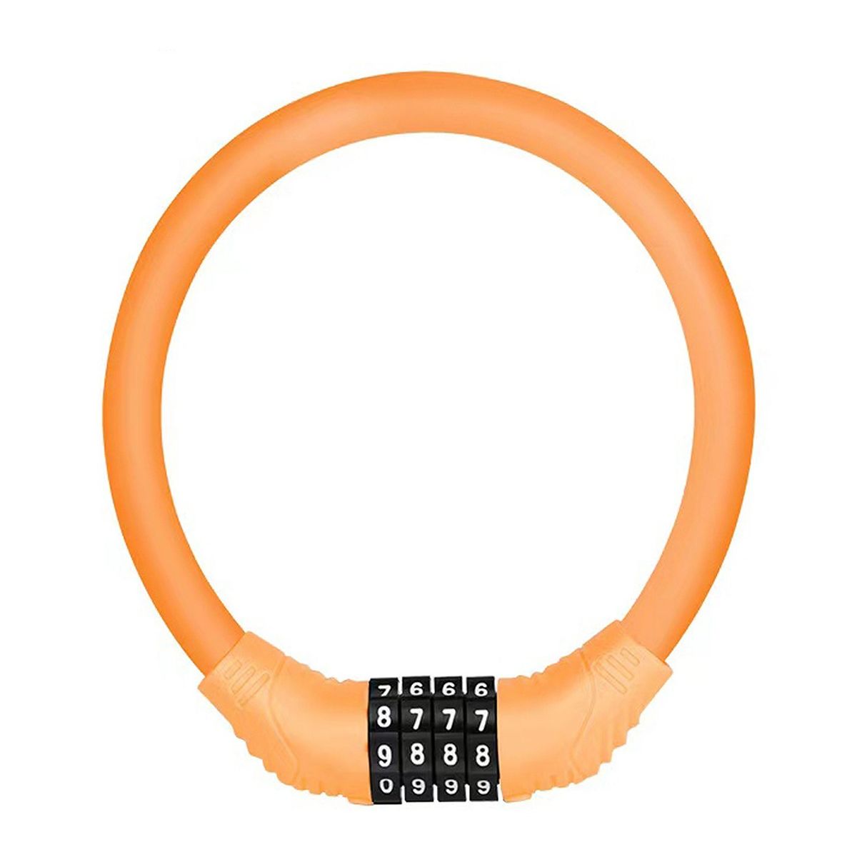 Bike Portable Lock 4 Digit Cable Lock Pocket Size Bicycle