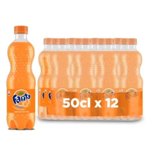 Coca Cola Fanta Drink- 50cl X24 Pieces