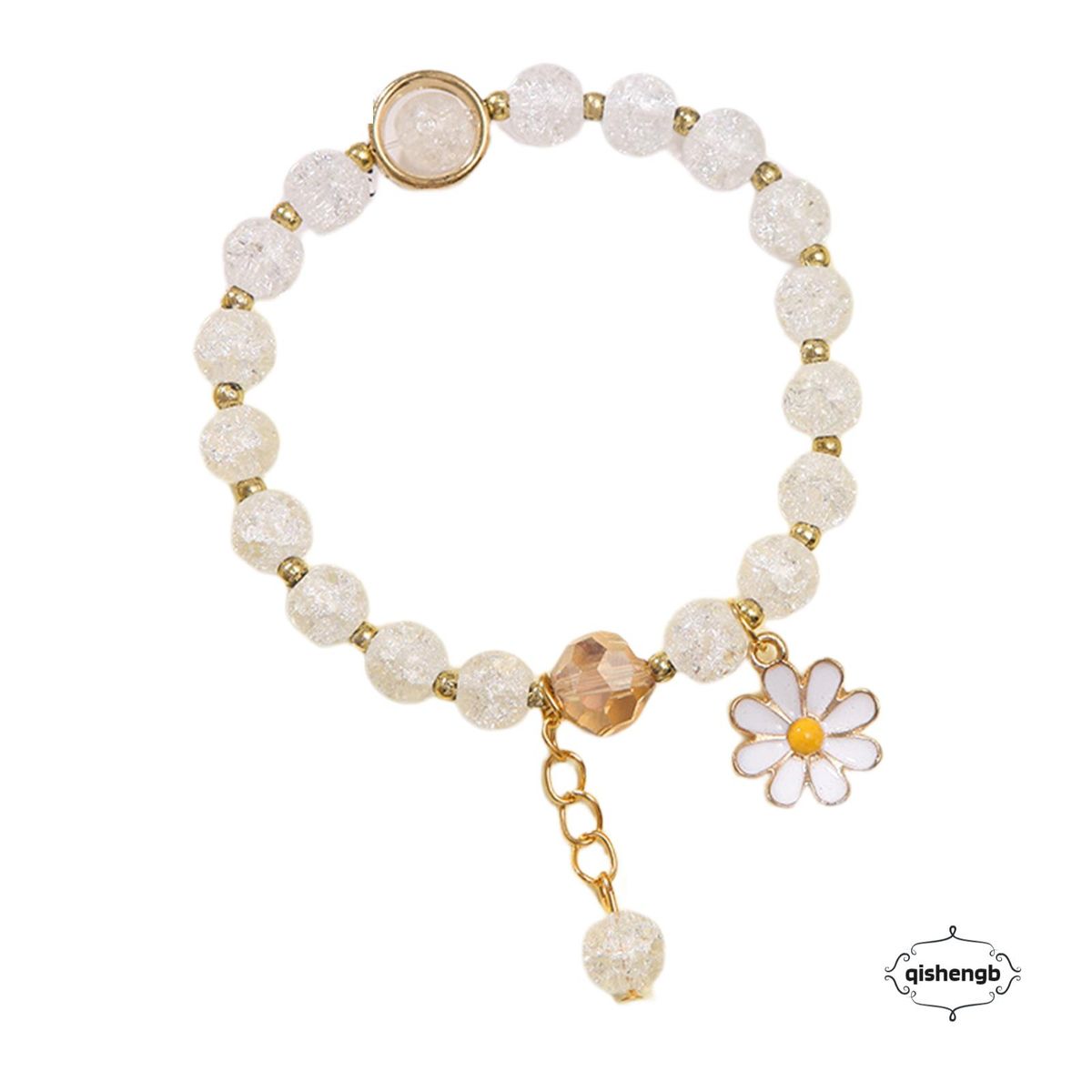 Crystals Beads Bracelet Personalized Elegant Bangle