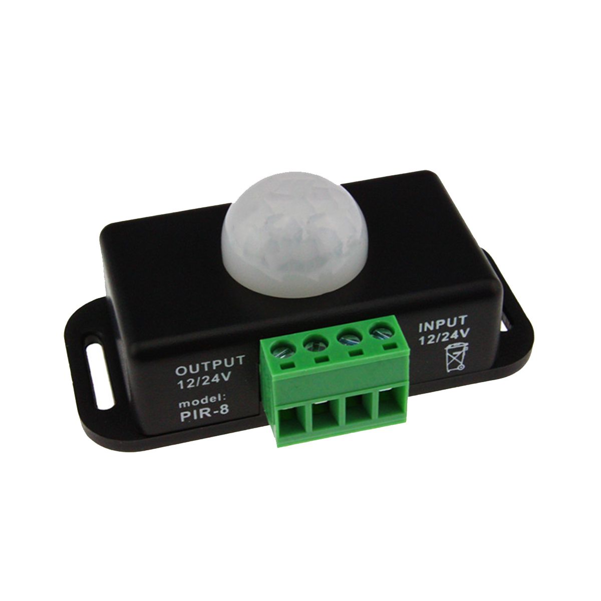 DC 12V 24V 8A Automatic Adjust PIR Motion Sensor Switch IR