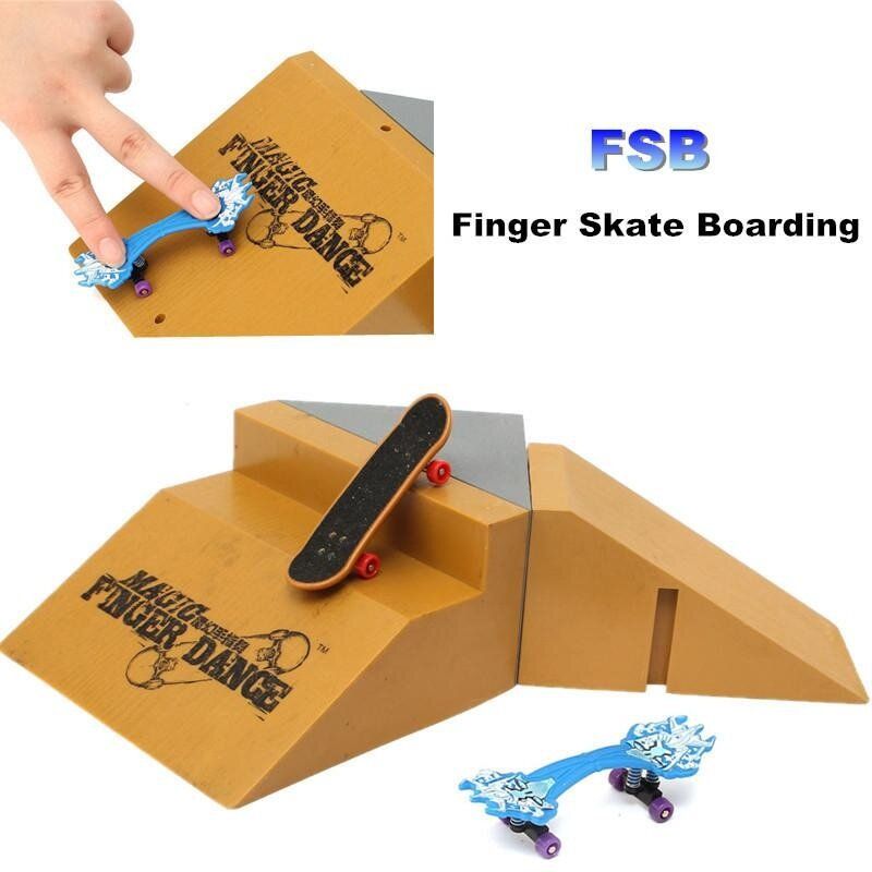 For Tech Deck Fingerboard Finger Skate Board Slope Stair Ramp Ultimate Park J5-5