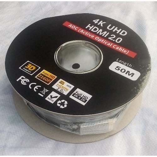 50m Hdmi Optic Fiber Cable - 4k Uhd 8k Uhd