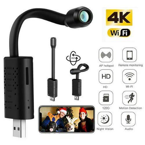 HD Mini WIFI USB Camera For Smartphone Remote View
