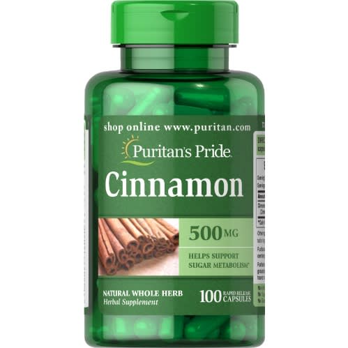 Cinnamon 500mg By 100 Capsules