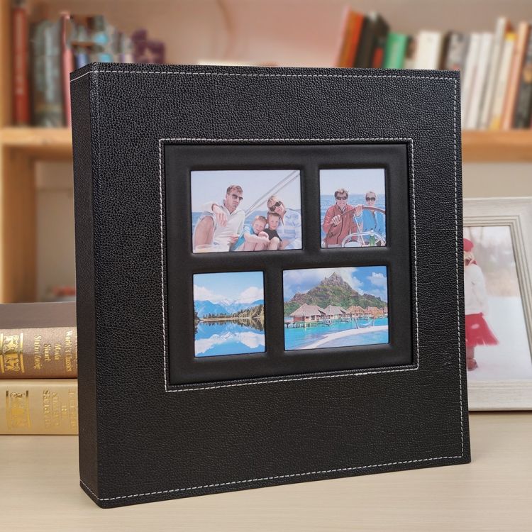 Photo Album 6 Inch 600 Sheets Leather Cover Photo Album
