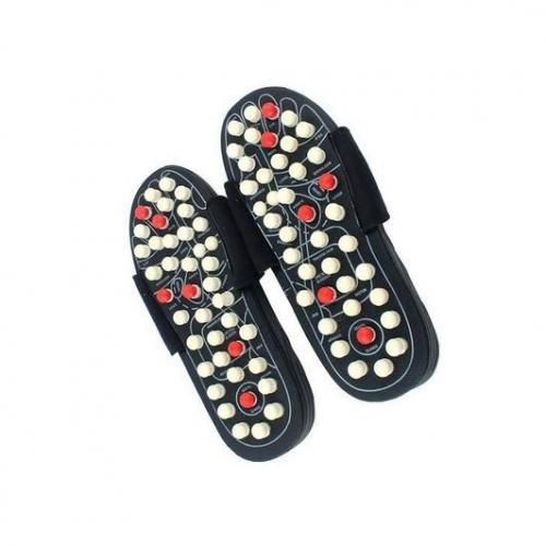 1 Pair Reflexology Sandals Foot Massager Slipper Acupressure Acupuncture Shoes