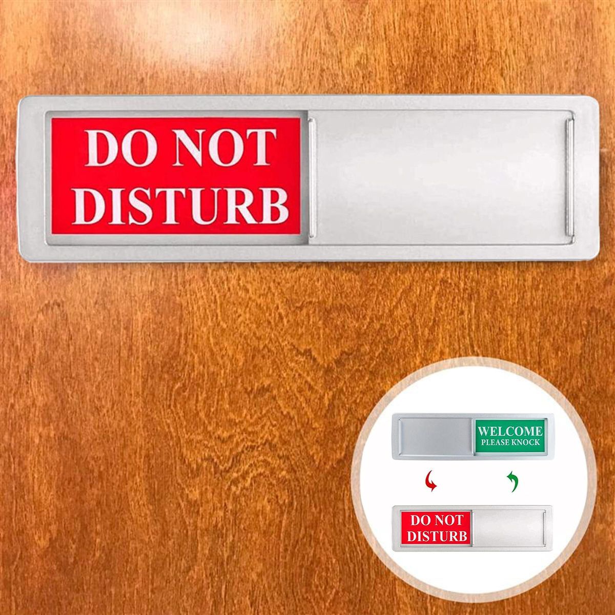 Privacy Notice Do Not Disturb Sign For Office Restroom Scenic White