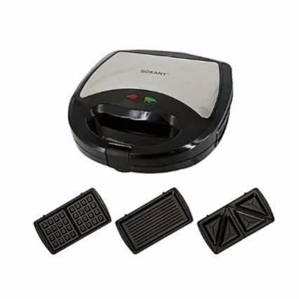 3 In 1 Waffle Maker,  Bread Toaster & Sandwich Maker.