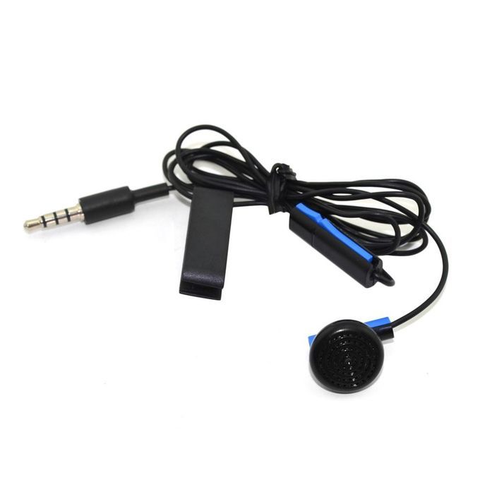 Gaming Earphone  Ontroller Earphone Repla Ement For Sony For PS4 With Mi -Black & Blue